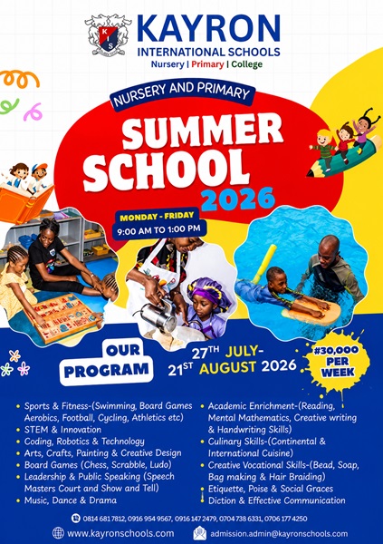 Kayron Summer School 2026